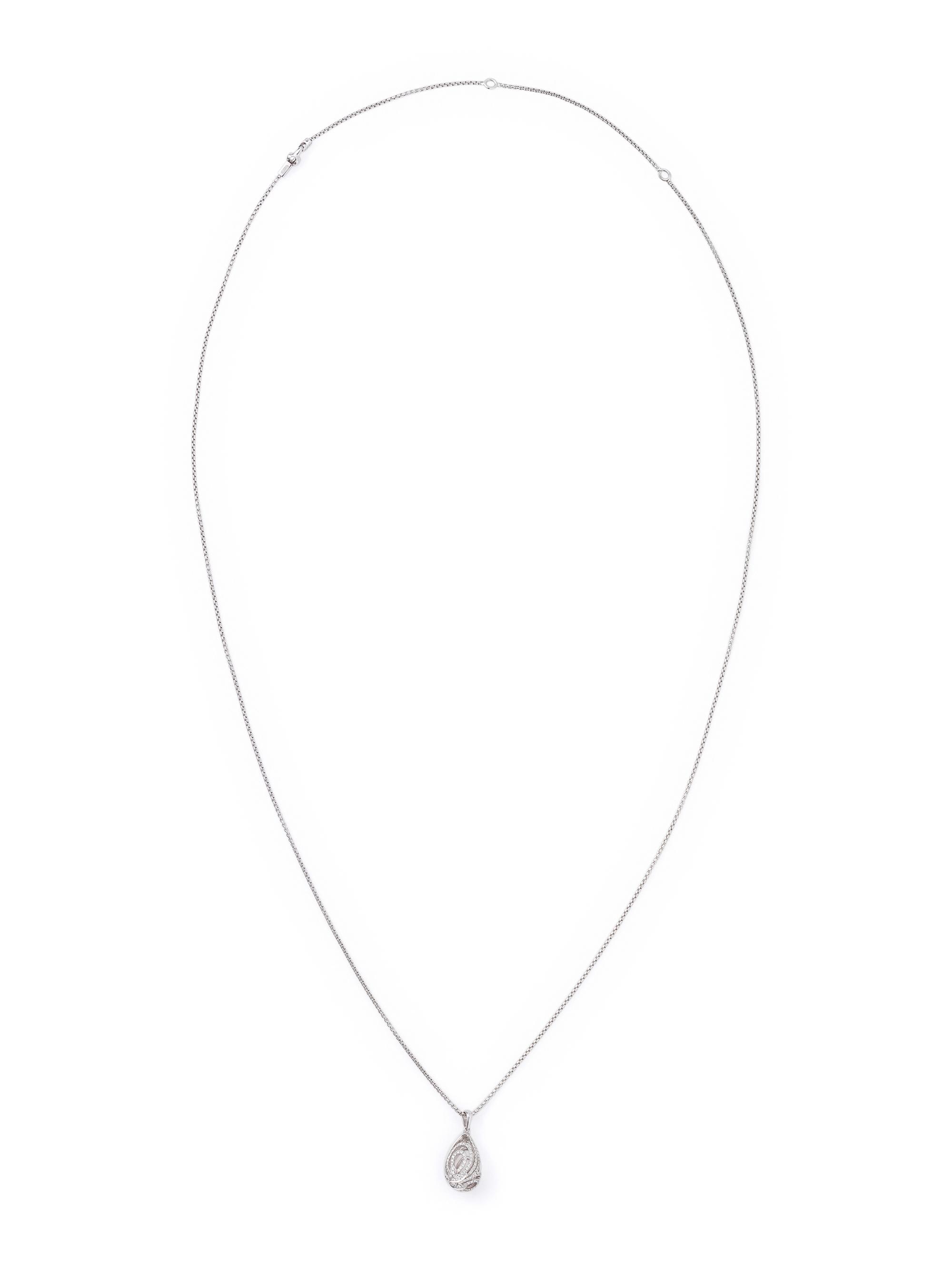 WHITE GOLD AND DIAMOND PENDANT/NECKLACE