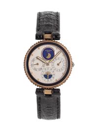 Gerald Genta, Bronze Triple Calendar Moonphase 'Gefica' Wristwatch