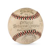 A 1932-33 Philadelphia Phillies Multi Signed Autograph Baseball (JSA Letter of Authenticity)