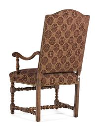 A Louis XIII Walnut Fauteuil