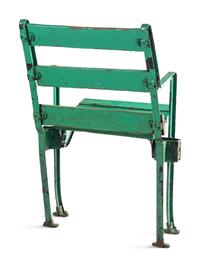 A Vintage Chicago White Sox Comiskey Park Stadium Seat Chair,