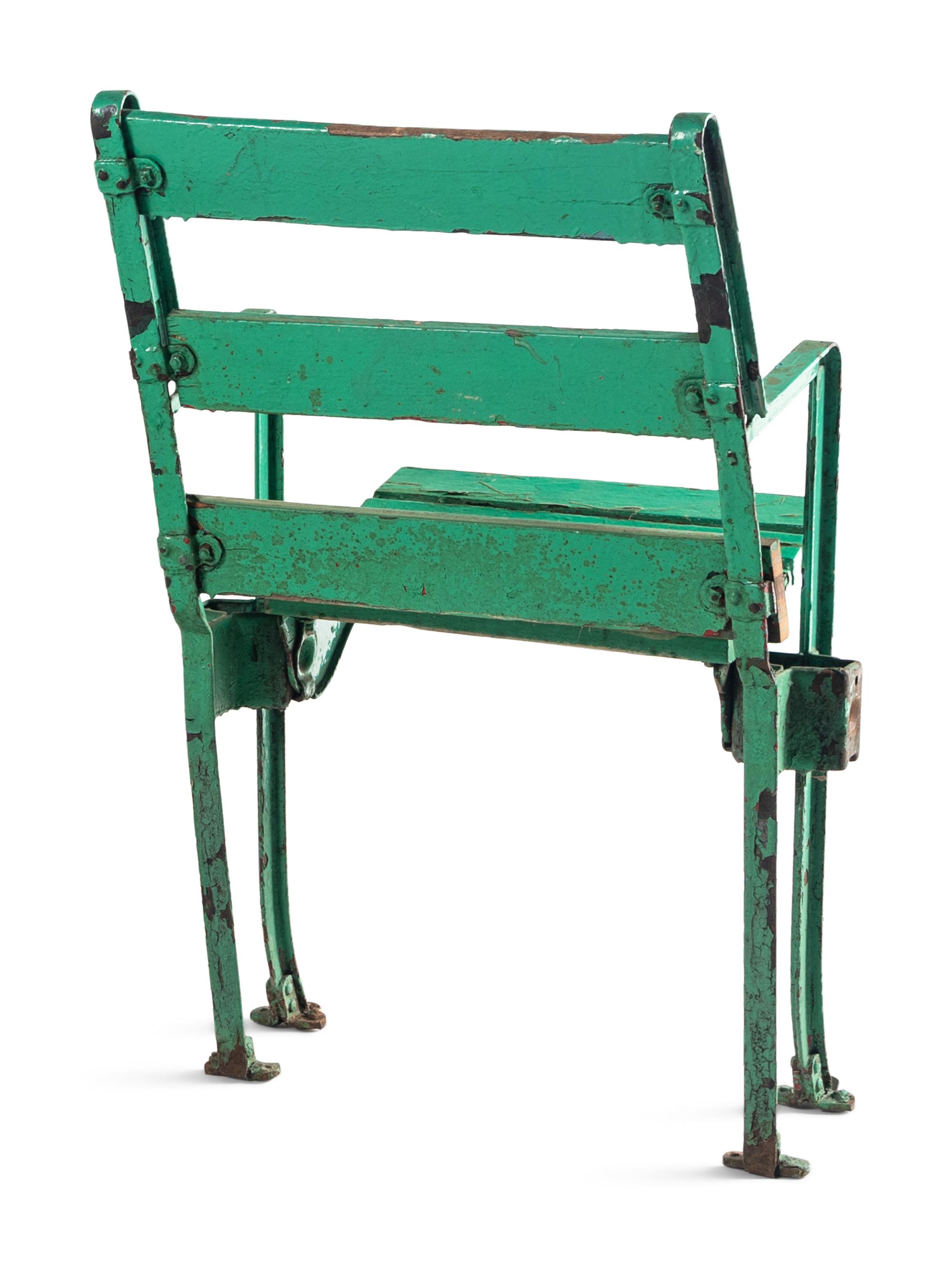 A Vintage Chicago White Sox Comiskey Park Stadium Seat Chair,