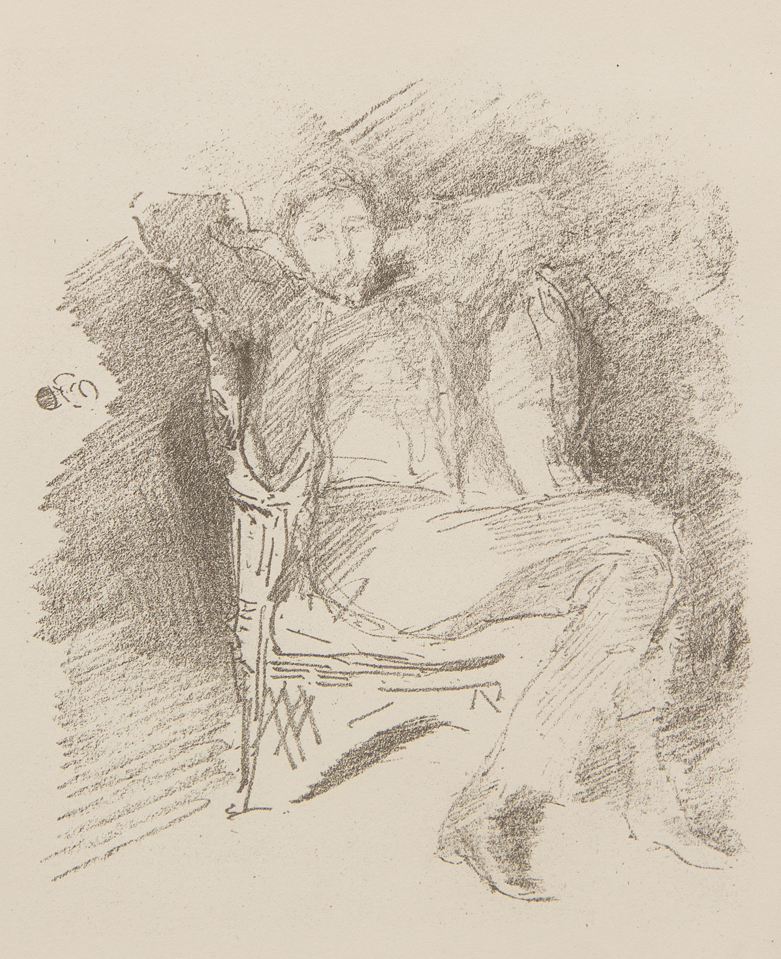 James Abbott McNeill Whistler, (American, 1834-1903), Firelight: Joseph Pennell, 1896