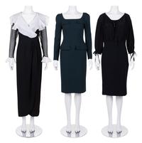 Three Designer Dresses: Two Alexander McQueen, and One Valentino, 1990-2010s