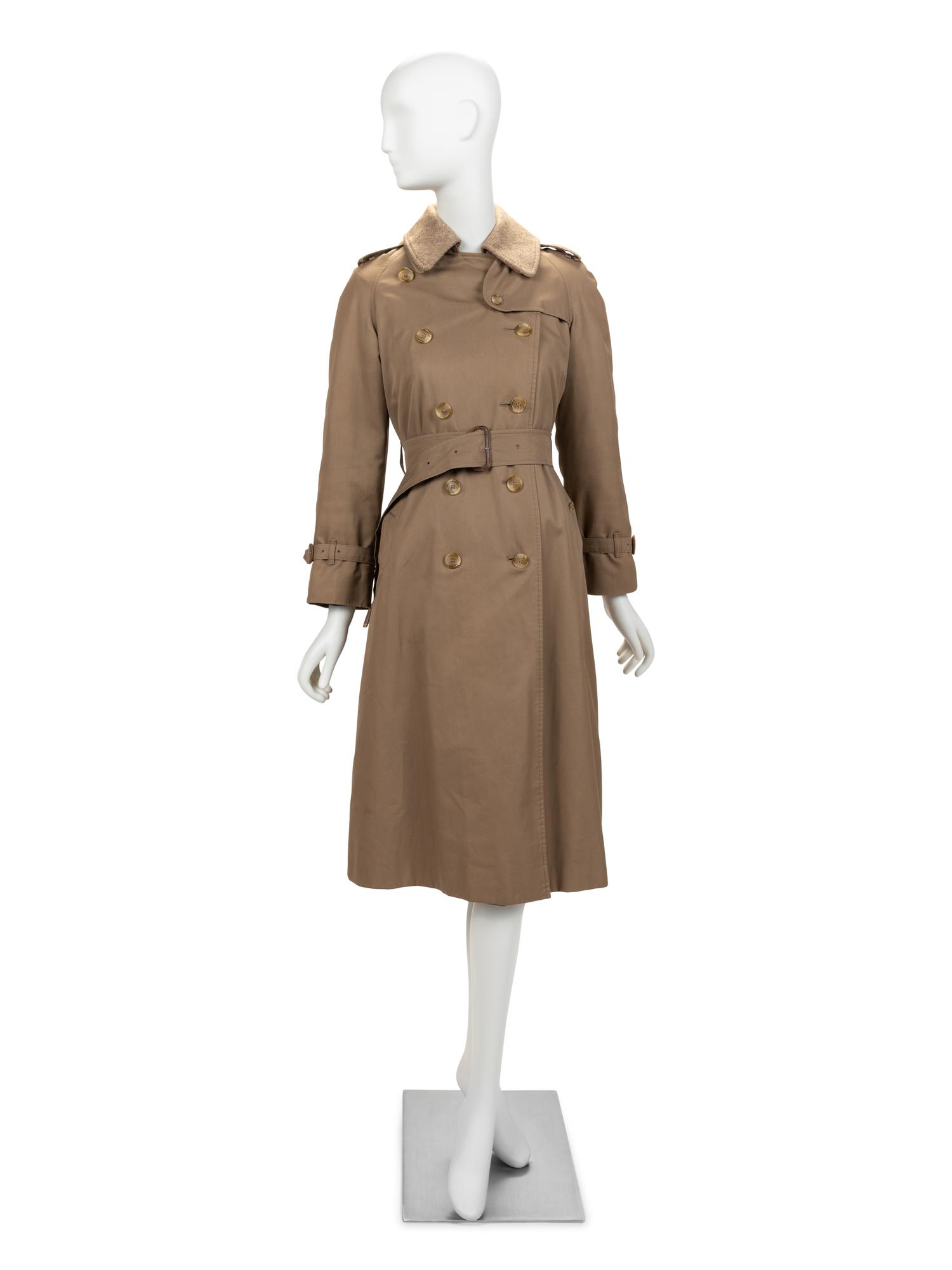 Two Burberry Trench Coats, 1970-1980s