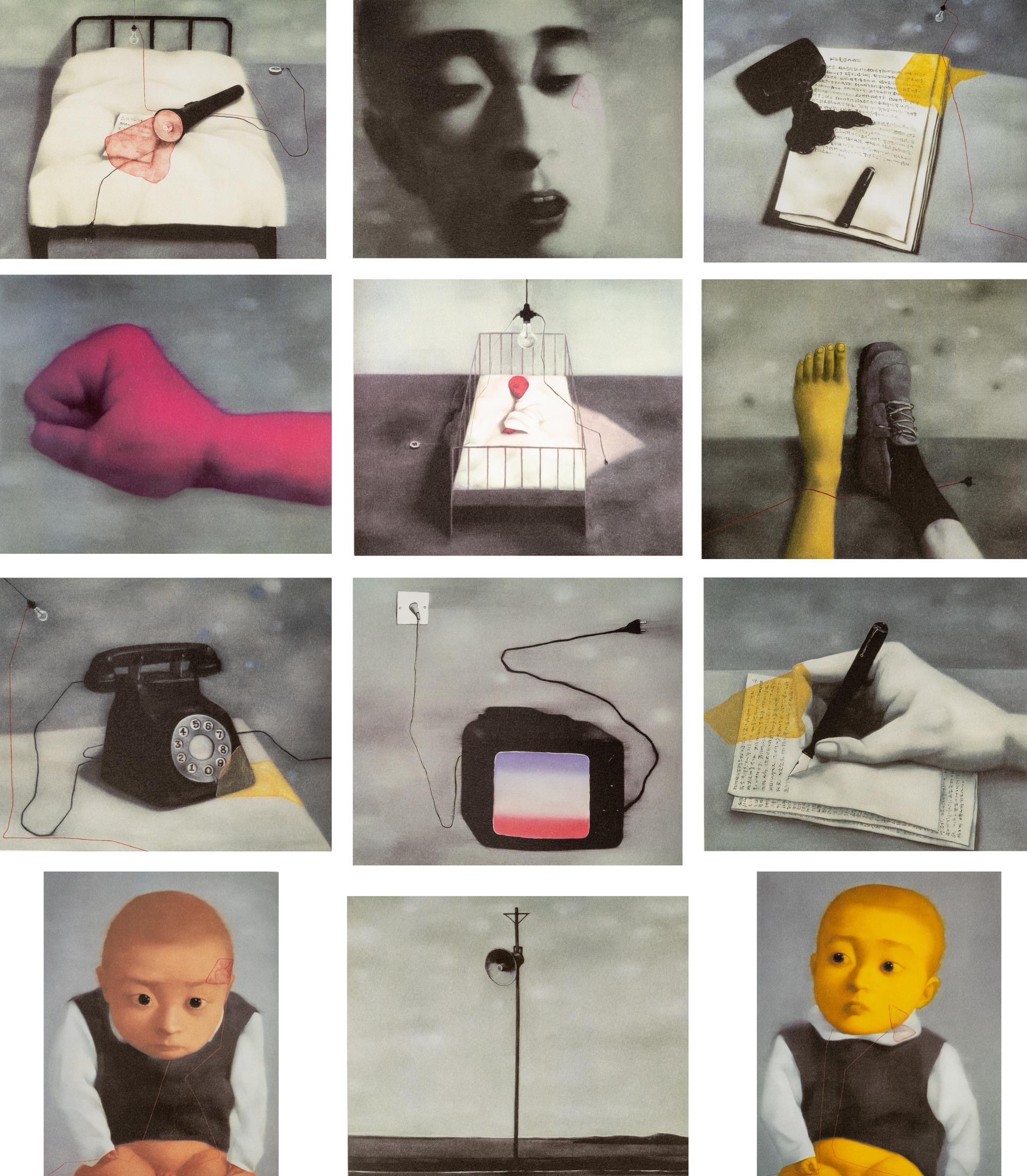 Amnesia and Memory Suite (complete portfolio of 12 with accompanying book and original lithograph, housed in original box) , 2006