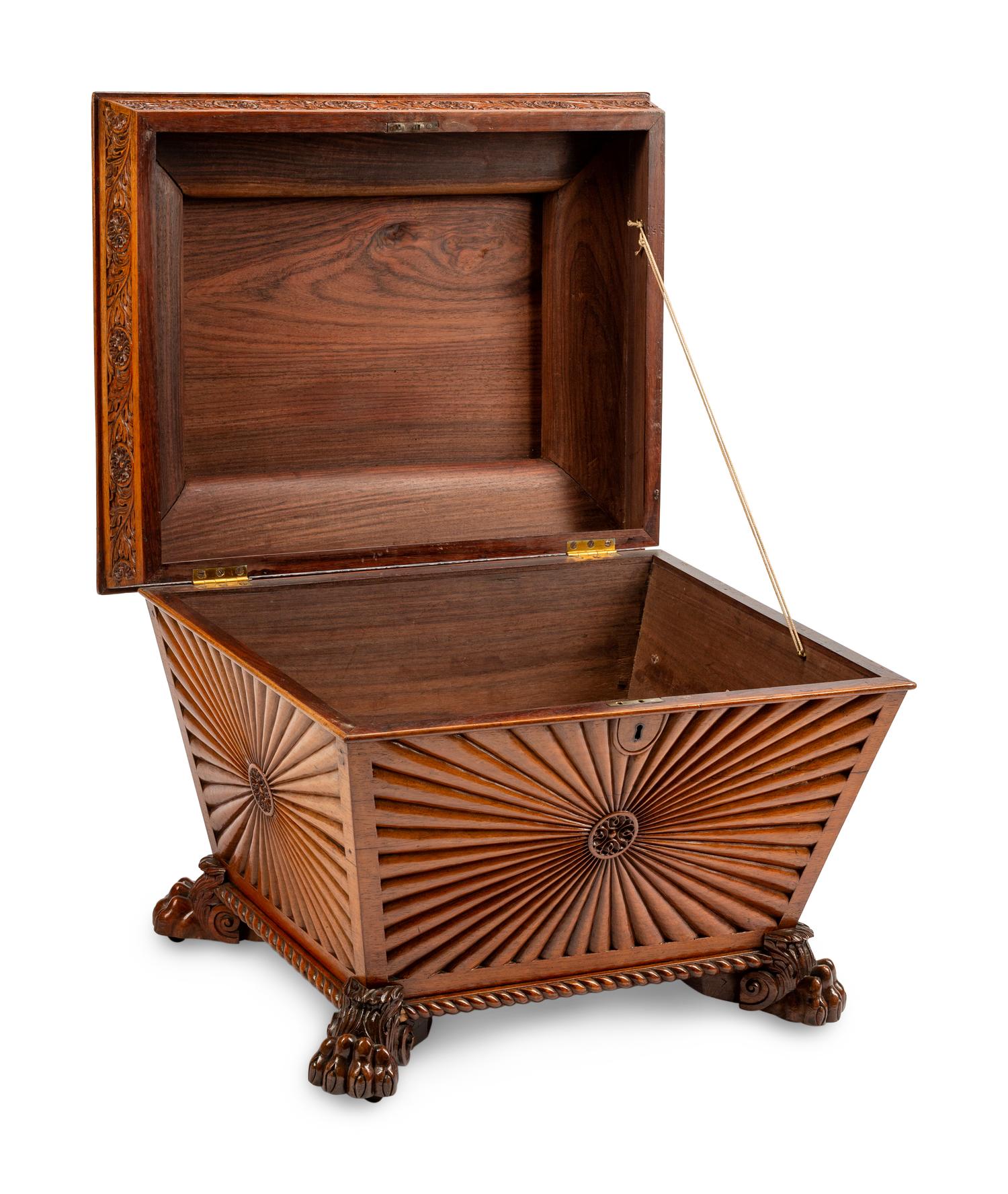 A Regency Mahogany Cellarette