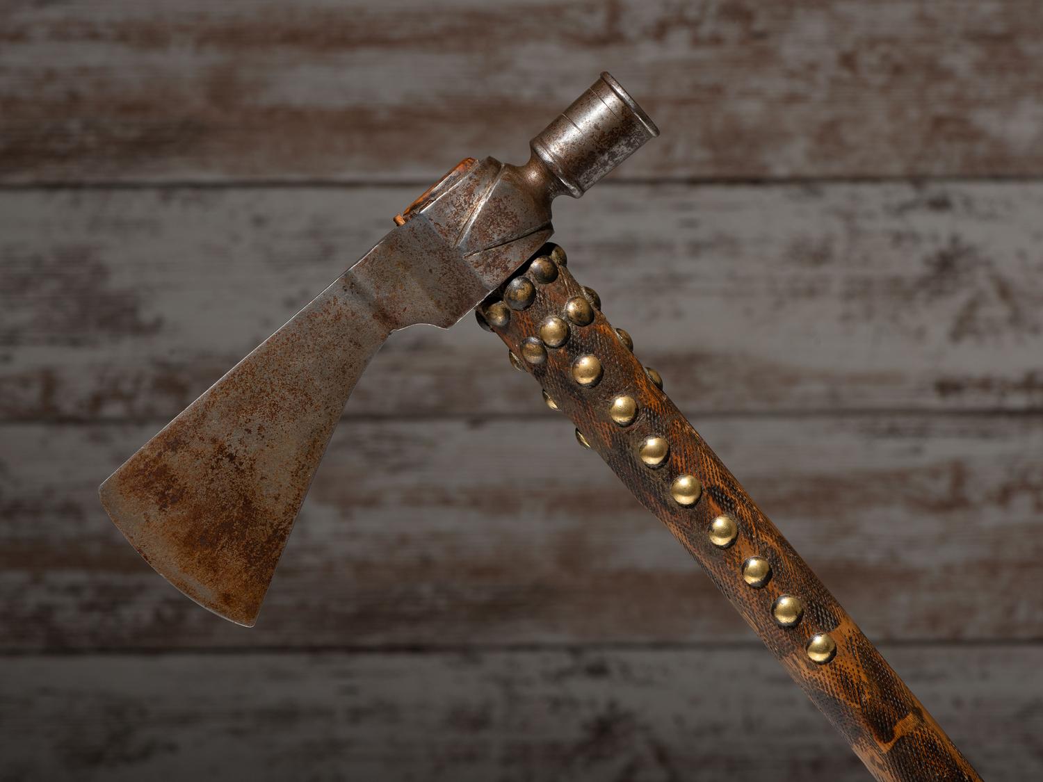 Plains Tack Decorated Pipe Tomahawk