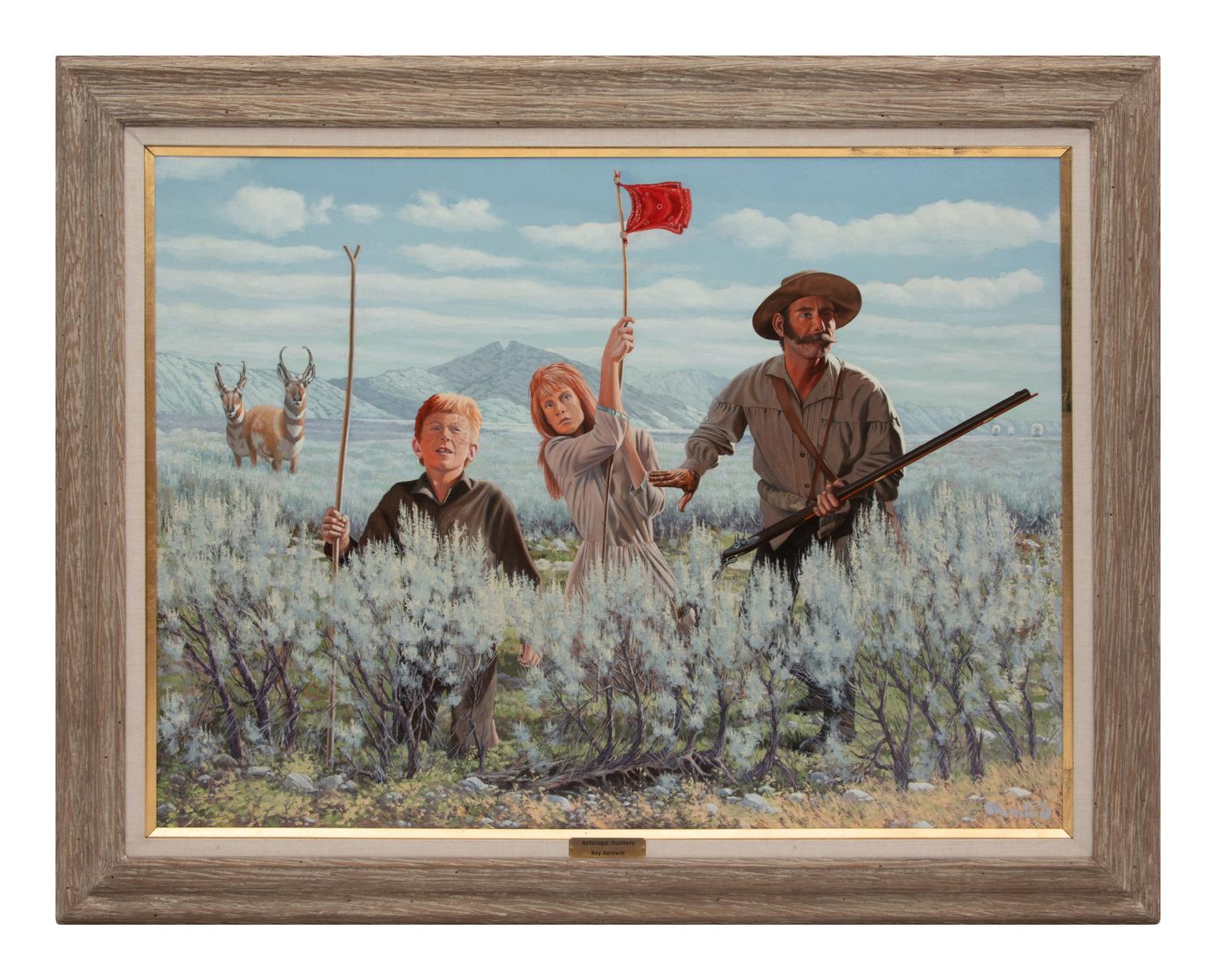 Antelope Hunters At Split Rock