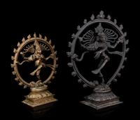 Two Indian Bronze Dancing Figures