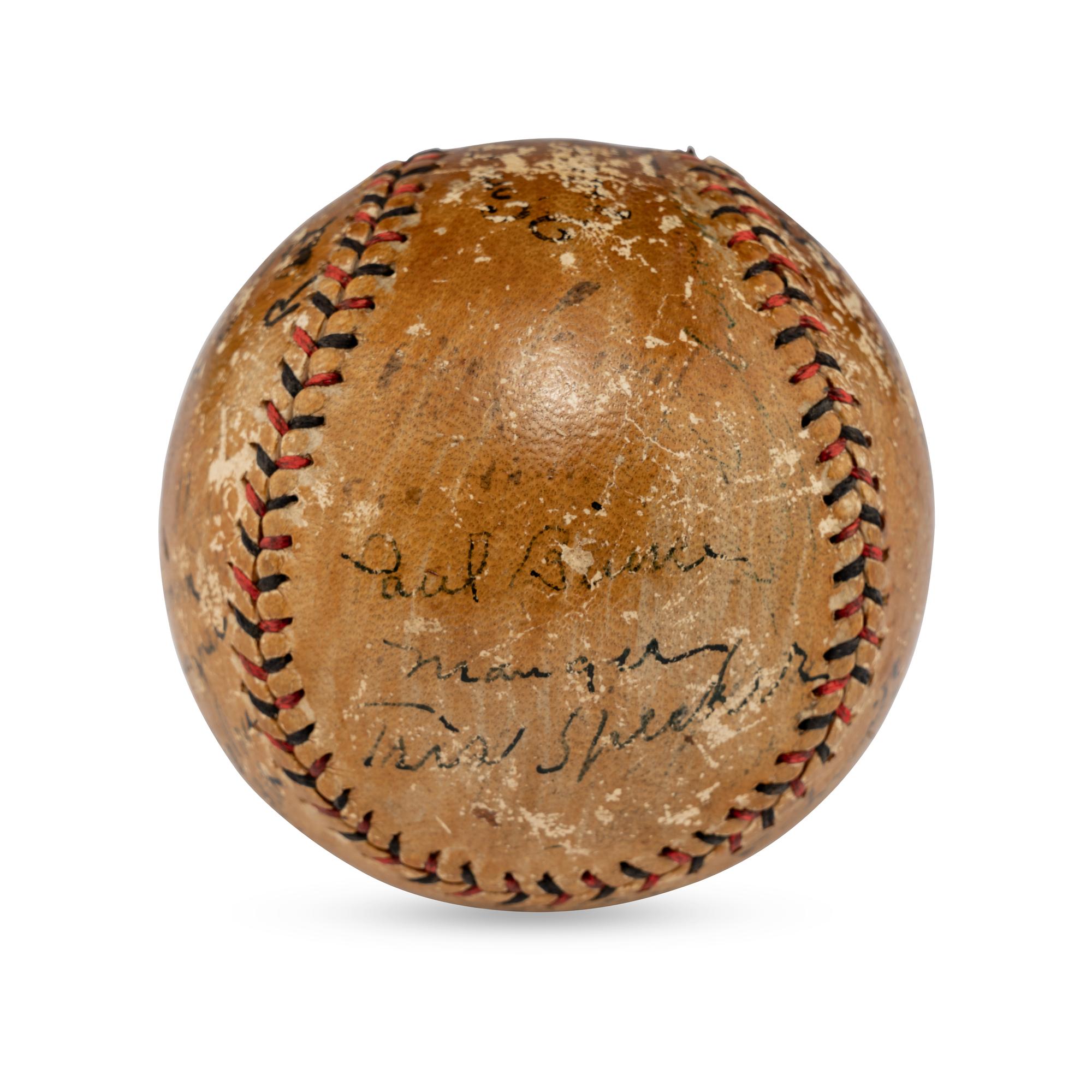A 1921 Pittsburgh Pirates and Others Signed Autograph Baseball (Beckett Authentication Services)