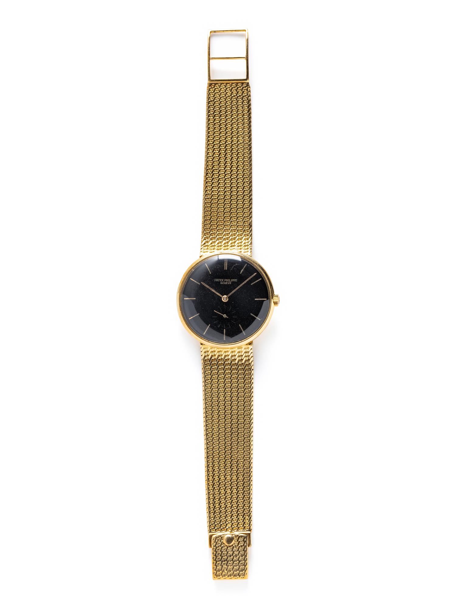 PATEK PHILIPPE, 18K YELLOW GOLD 'CALATRAVA' WATCH