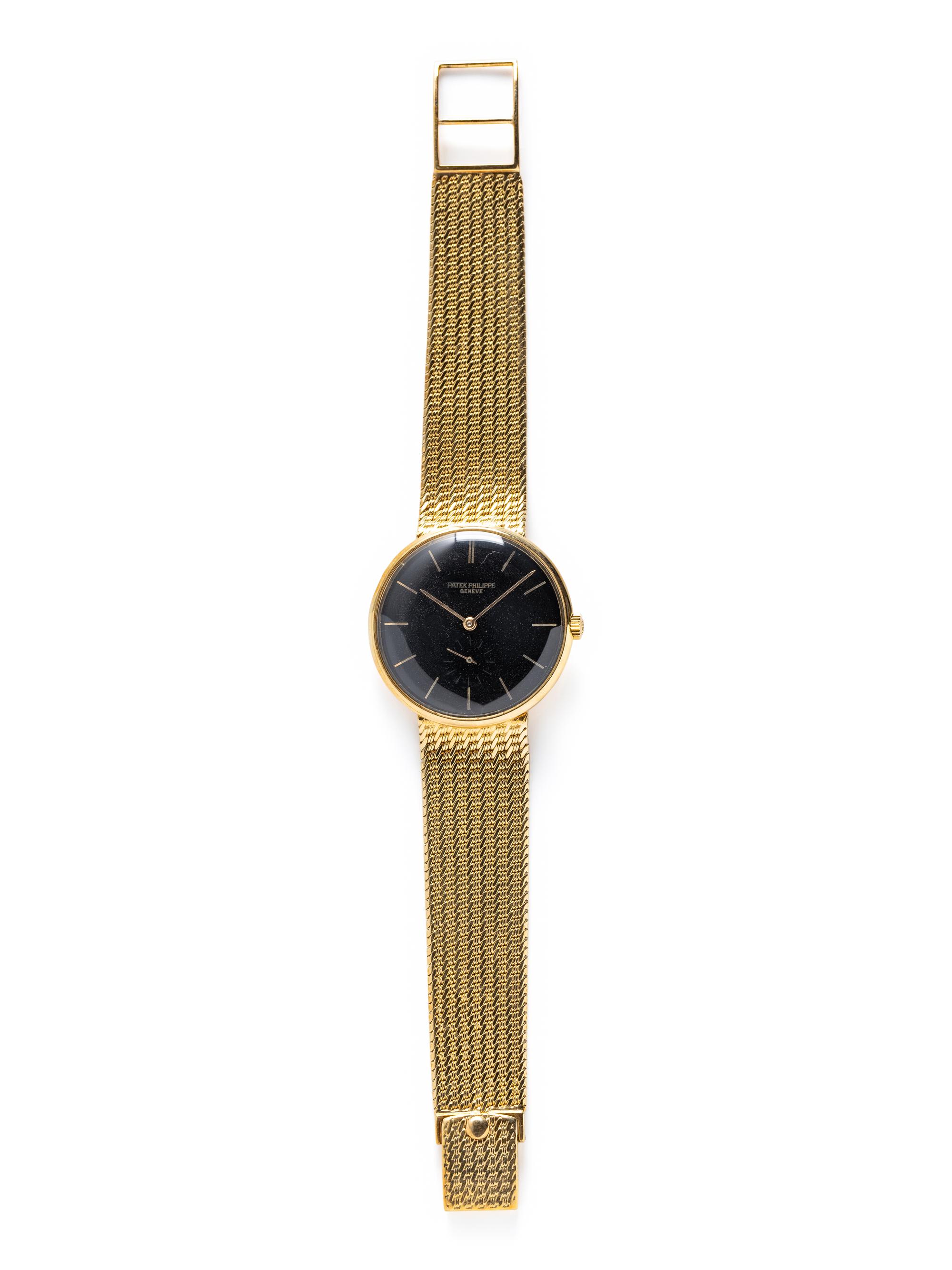 PATEK PHILIPPE, 18K YELLOW GOLD 'CALATRAVA' WATCH