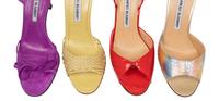 Four Pairs of Manolo Blahnik Shoes