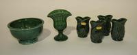 A Group of Fifteen Haeger Pottery Vases Height of tallest 8 inches.