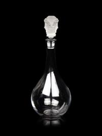 A Versace Medusa Lumiere Glass Decanter