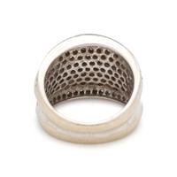 COLORED DIAMOND AND DIAMOND RING