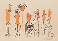 Alexander Calder, (American, 1898–1976), Criminel au Milieu, 1966