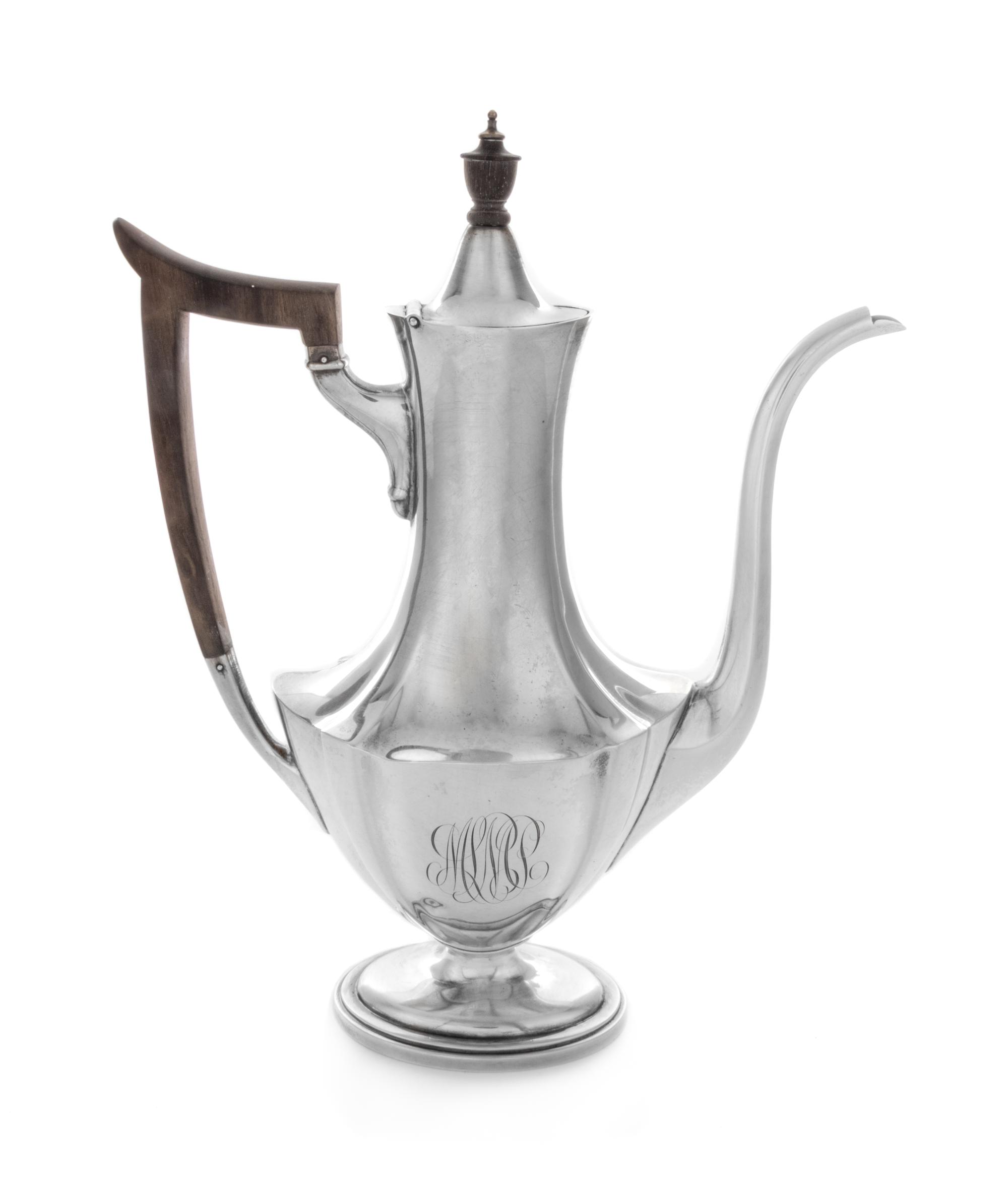 An American Silver Coffee Pot