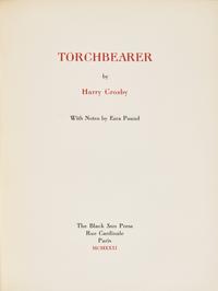 [Black Sun Press] Crosby, Harry. Collected Poems of Harry Crosby