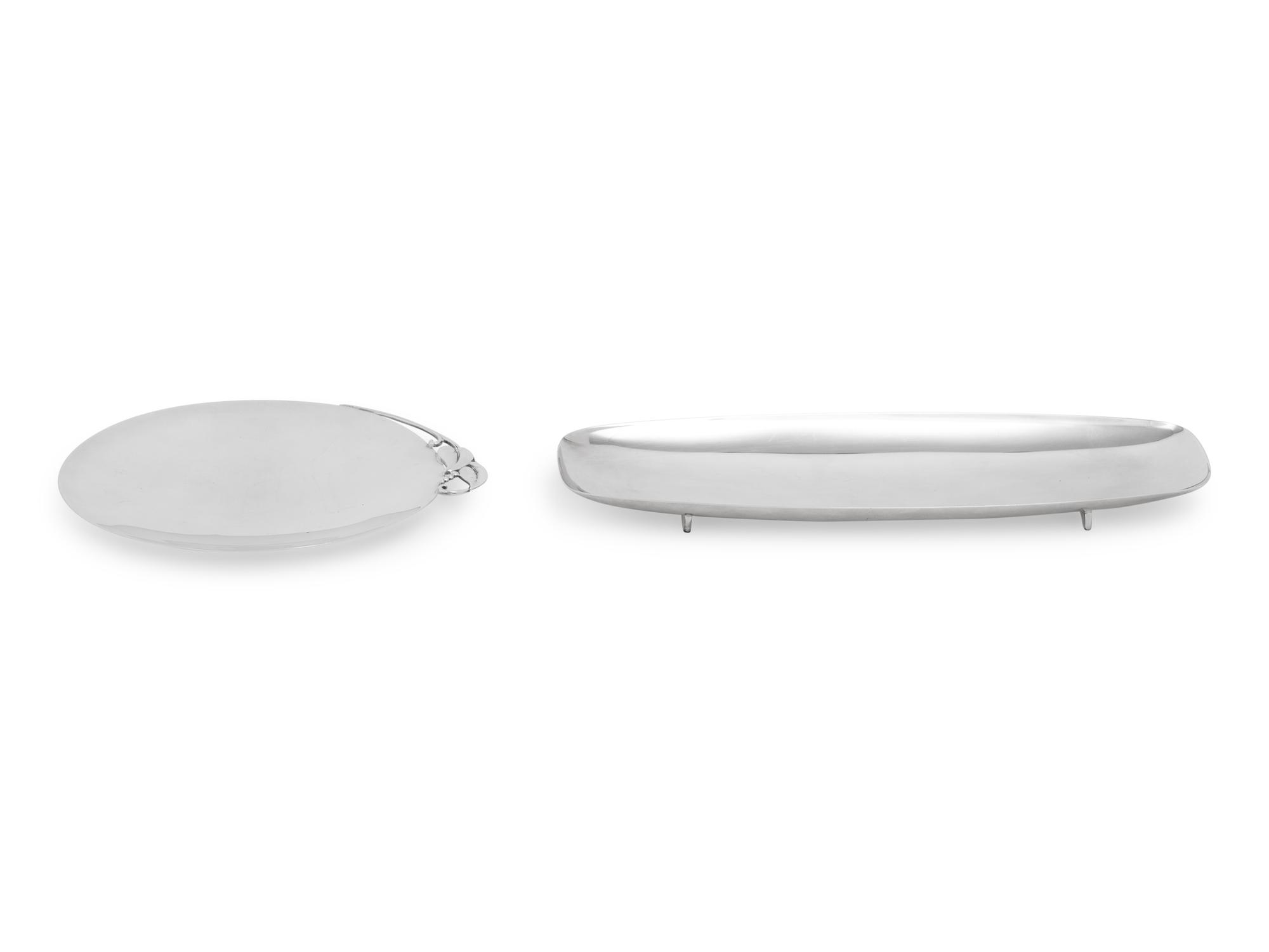 An American Silver Dish