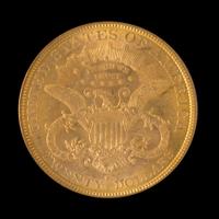 A United States 1877-S Liberty Head $20 Gold Coin