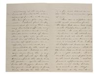 [CIVIL WAR]. STUART, J.E.B. (1833-1864). Autograph letter from Stuart to his cousin Nannie Price. "Camp near Orange C. H." 13 November 1863.