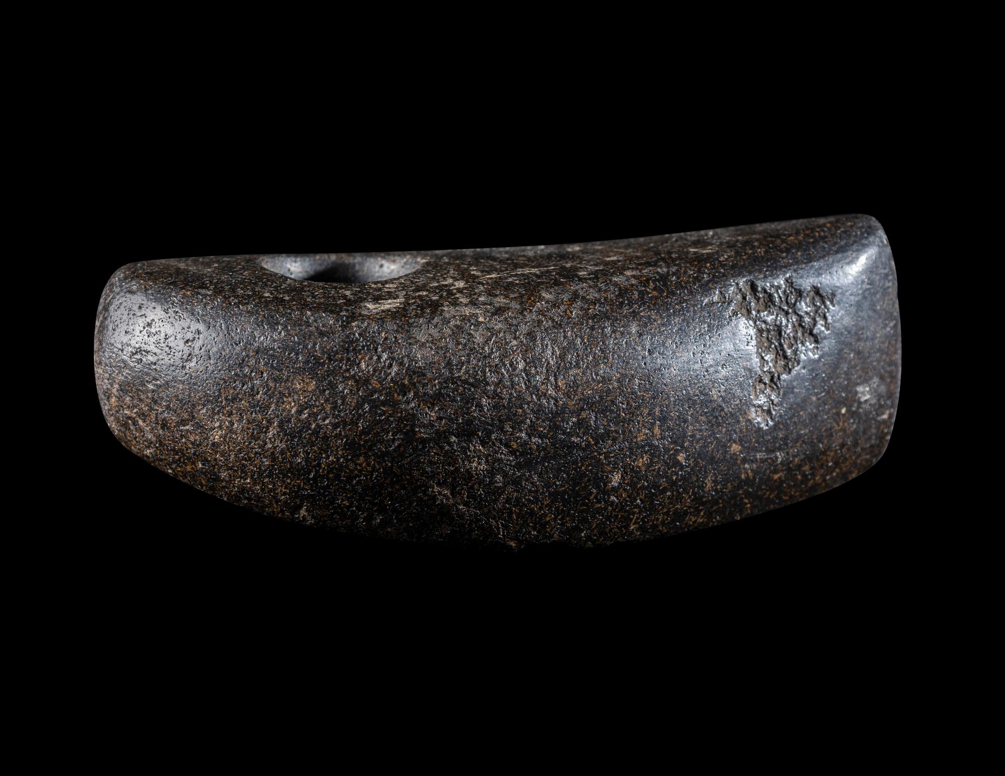 A Neolithic Basalt Axe Hammer