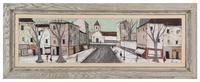Maurice Verrier (French, b. 1917) Village Street oil on…