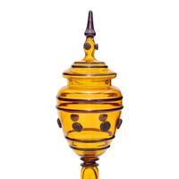 A Pair of Bohemian Glass Pokals