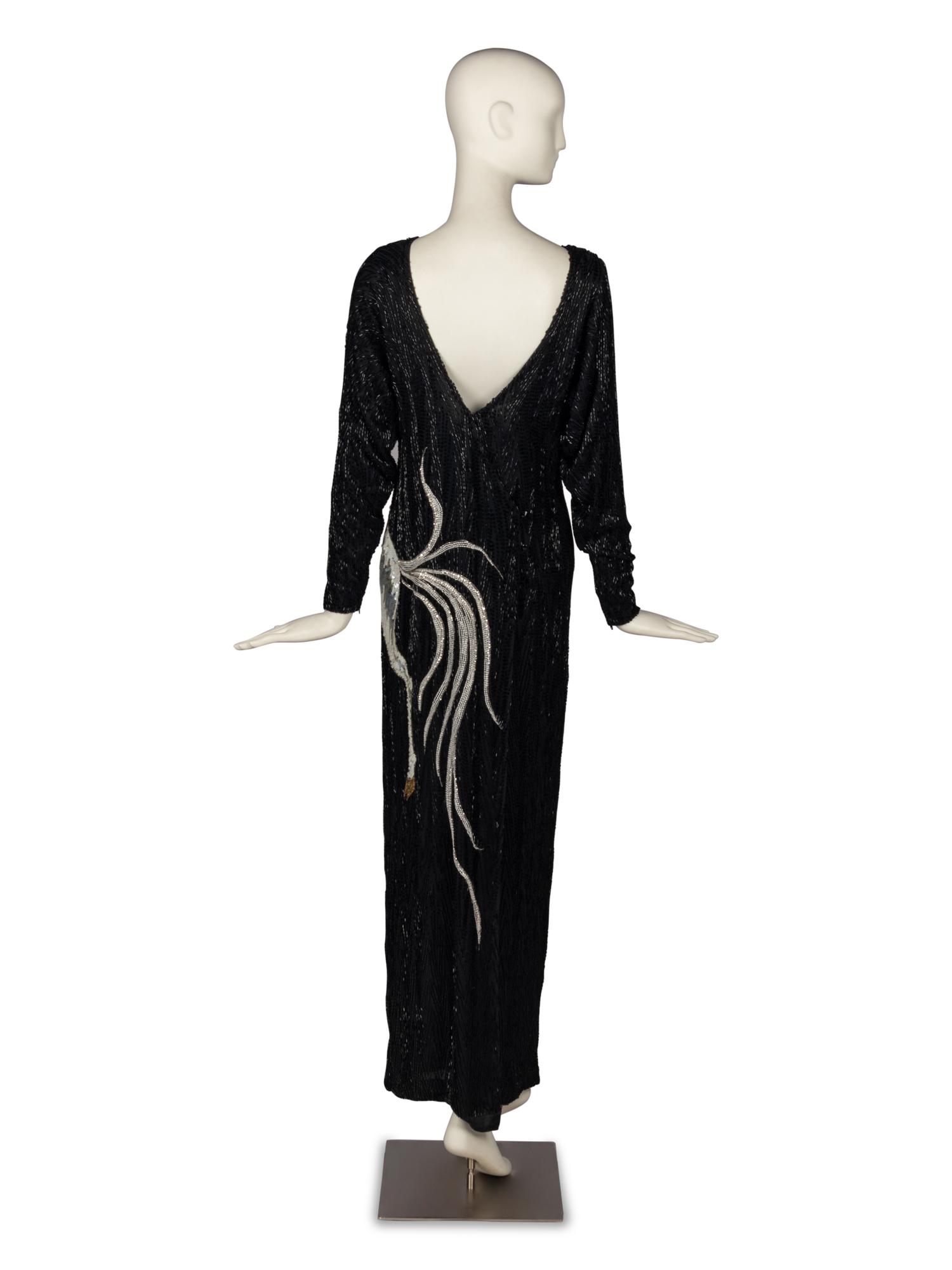 Bob Mackie Beaded Gown, 1980s