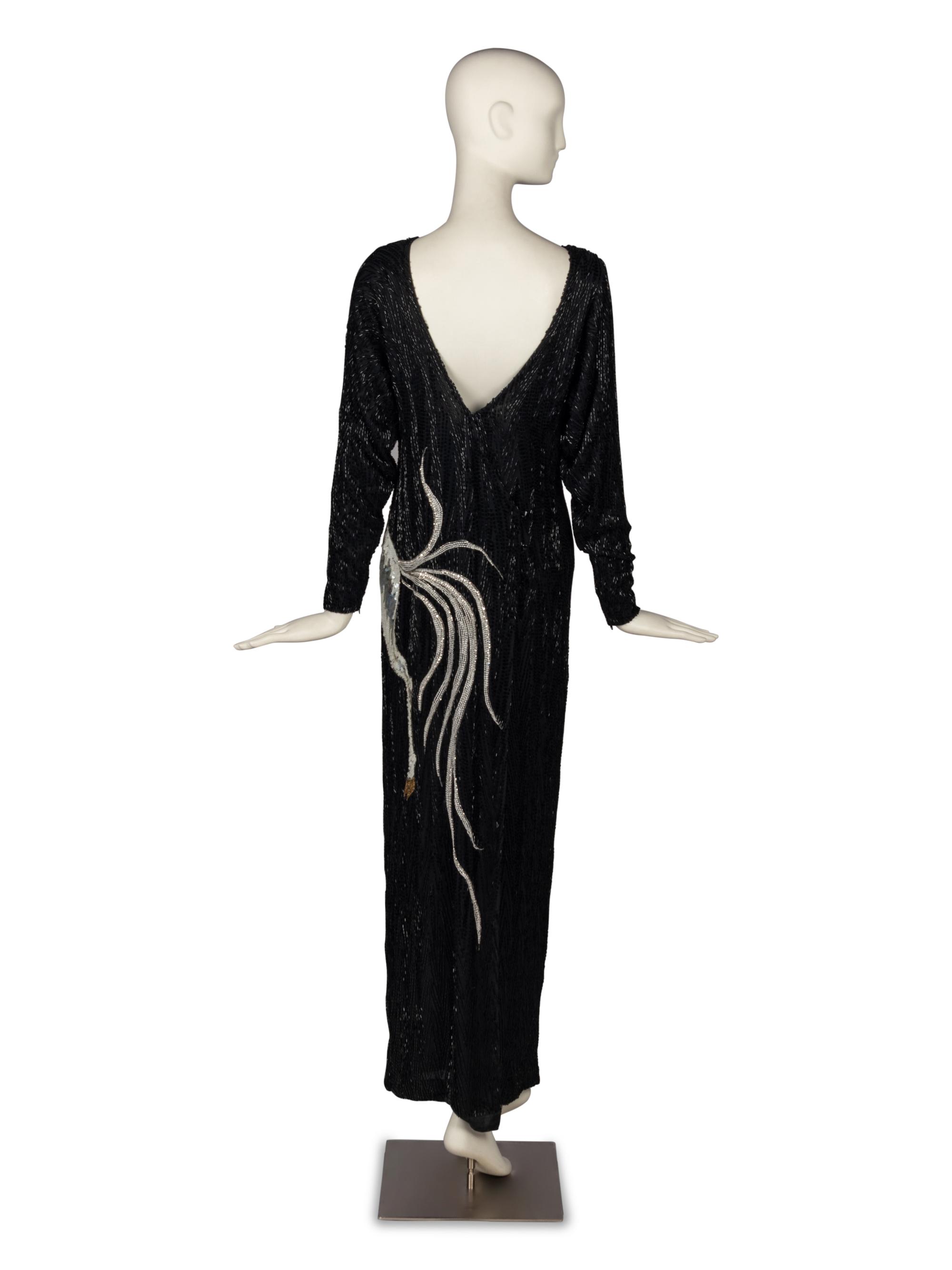 Bob Mackie Beaded Gown, 1980s