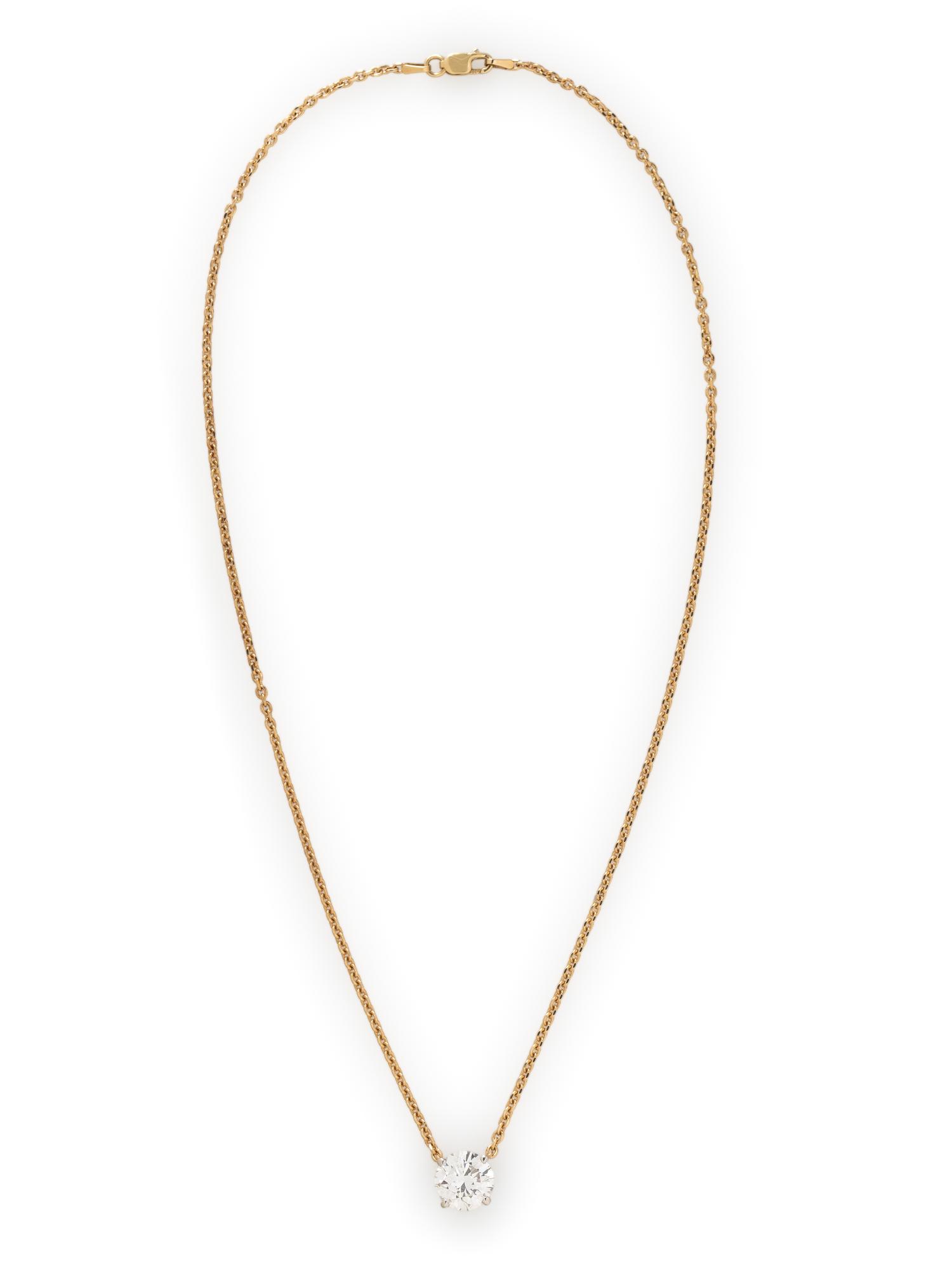 DIAMOND SOLITAIRE NECKLACE