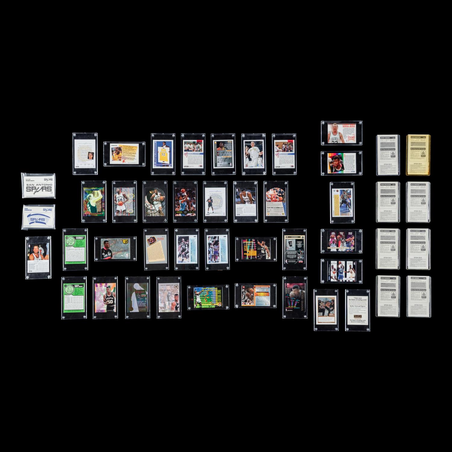 A Large Collection of 1990s NBA Hall of Fame Basketball Cards