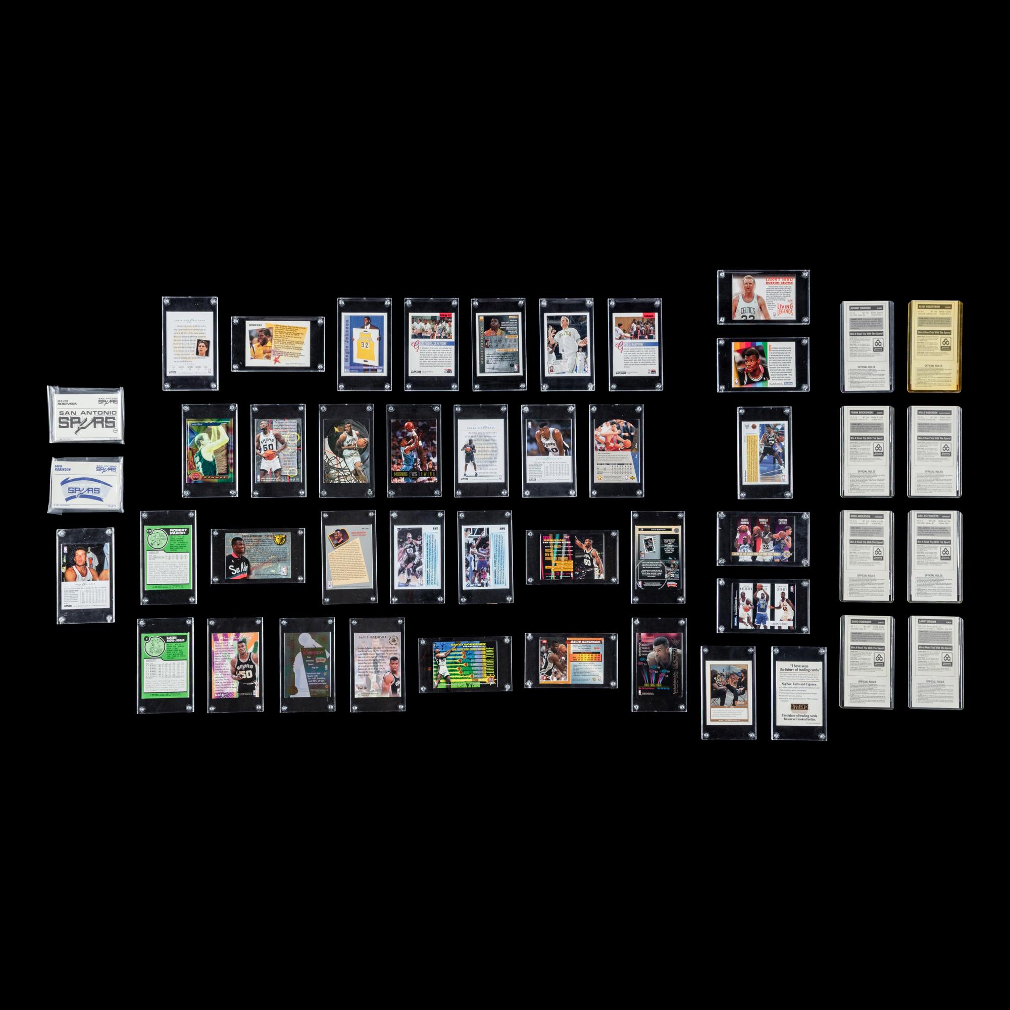 A Large Collection of 1990s NBA Hall of Fame Basketball Cards
