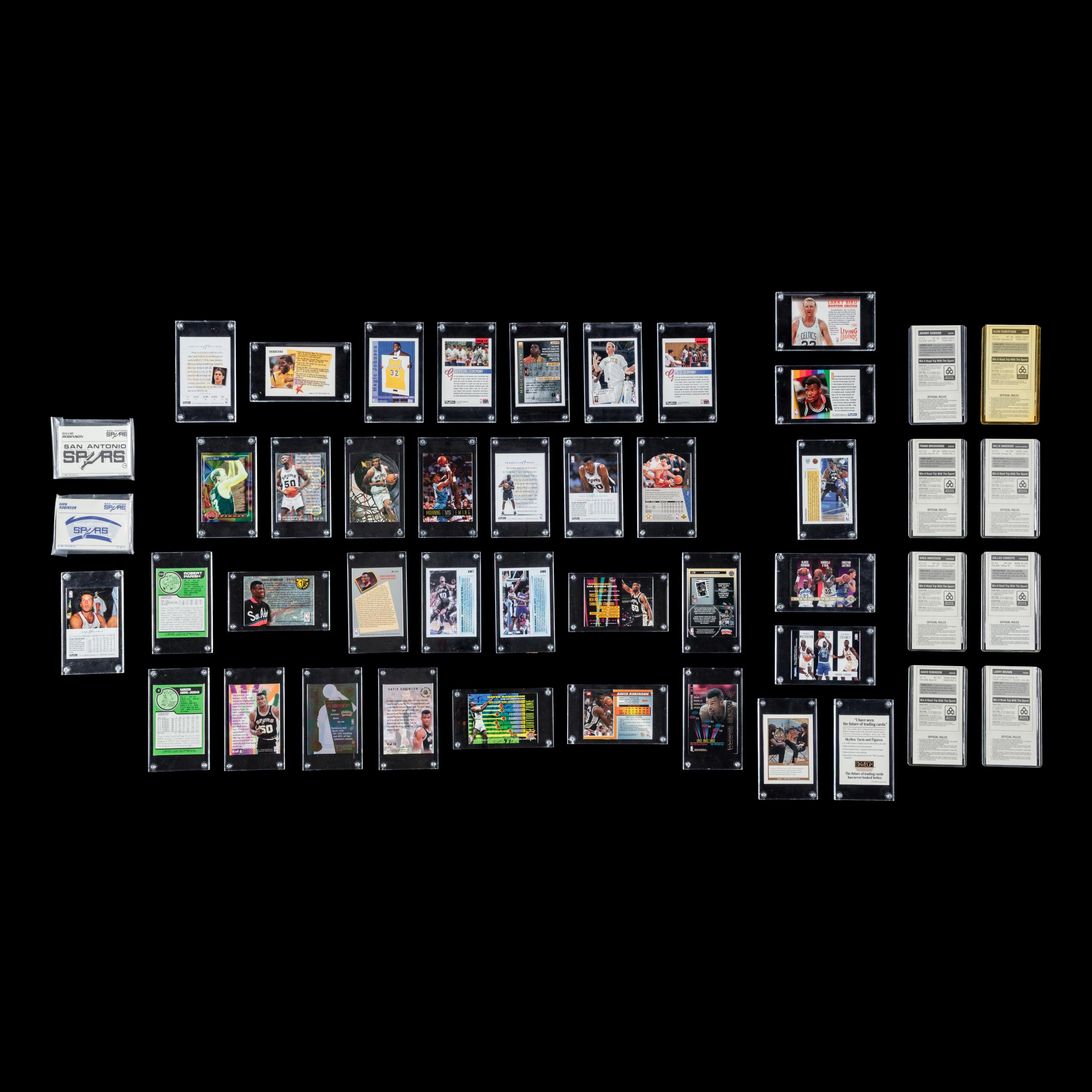 A Large Collection of 1990s NBA Hall of Fame Basketball Cards