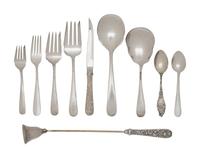 An American Silver Flatware Service