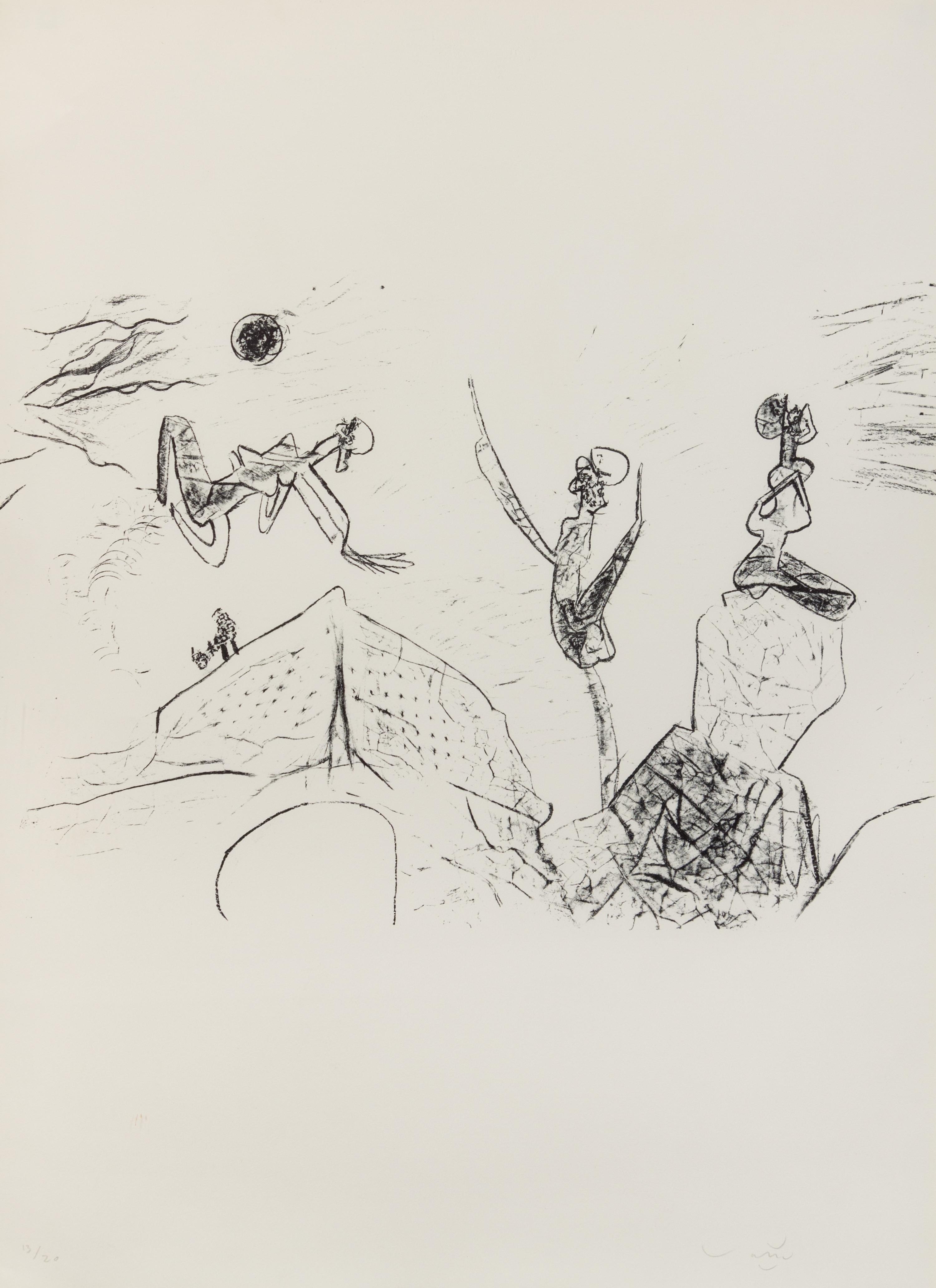 Roberto Matta, (Chilean, 1911-2002), Untitled (portfolio of 6 prints)