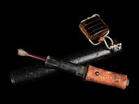 Three Japanese Scabbard-Form Storage Containers