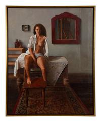 Untitled, 'Seated Semi-Nude Female'