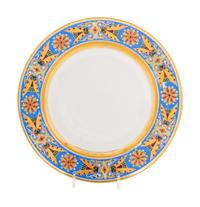 An Alexander III Imperial Porcelain Factory Plate from the 'Gothic' Service