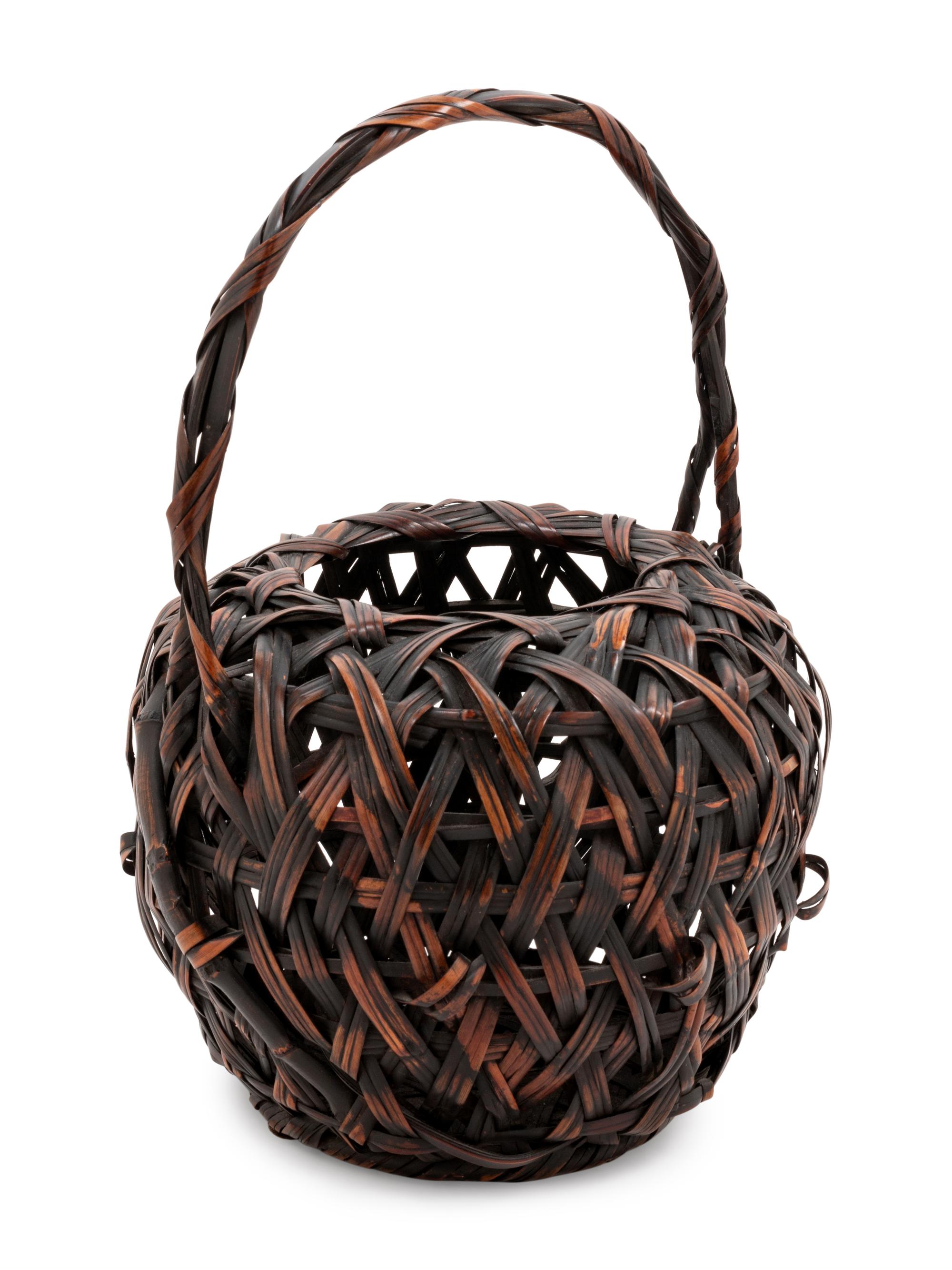 A Bamboo Flower Arranging Basket