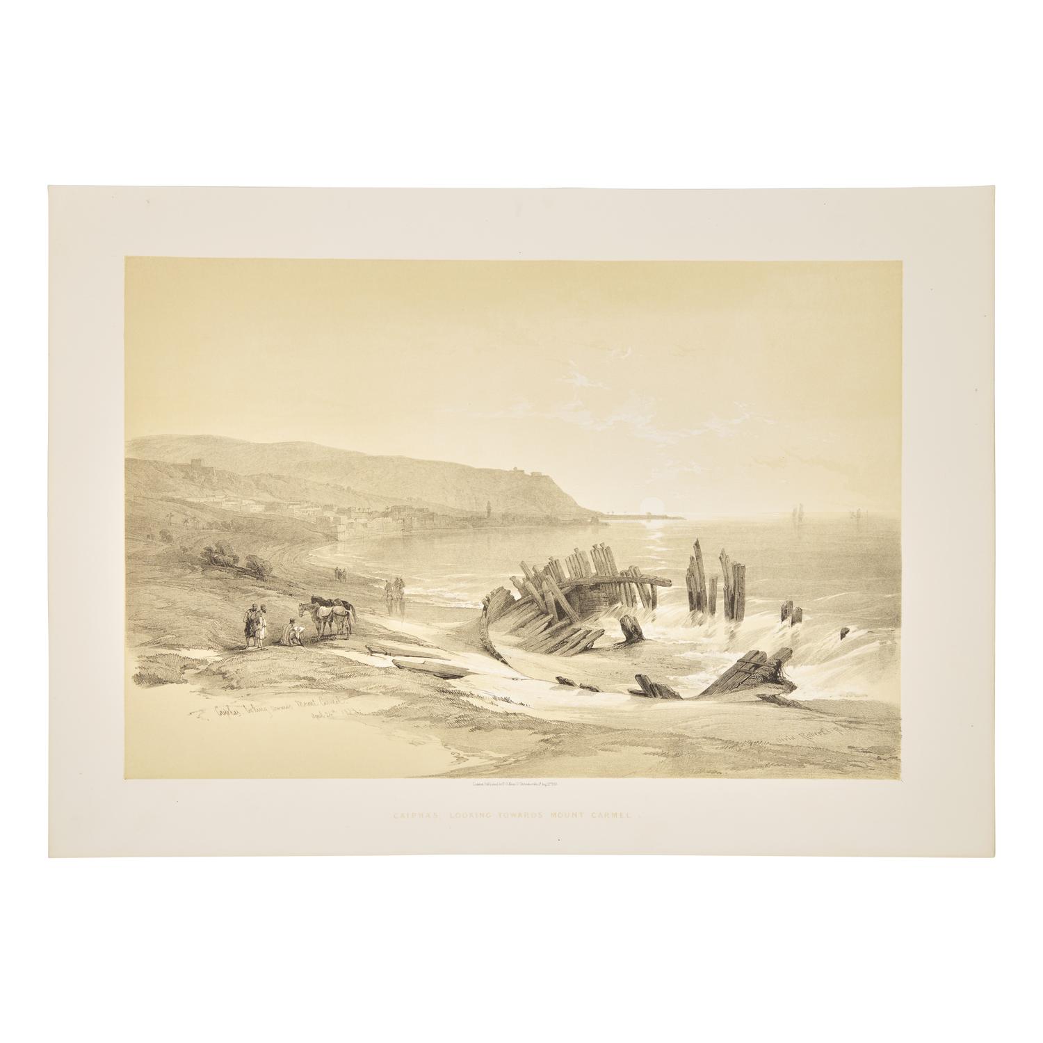 [Prints] Roberts, David. Group of Eight Prints