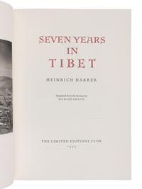 [LIMITED EDITIONS CLUB]. HARRER, Heinrich (1912-2006). Seven Years in Tibet. New York: The Limited Editions Club, 1993.