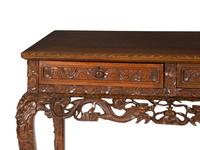 An Asian Carved Hardwood Side Table