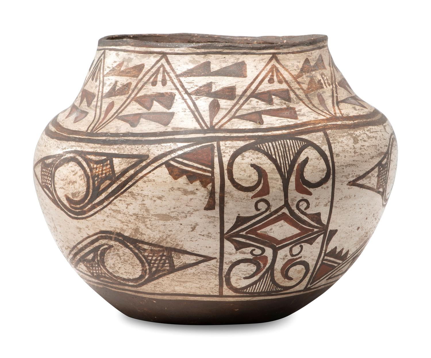 Zuni Polychrome Pottery Jar