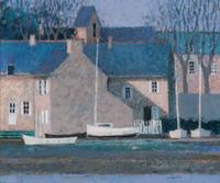 La rivière à marée haute (étude)
