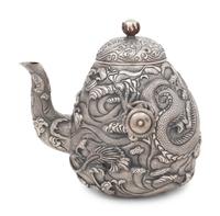 A Massive Chinese Export Silver Coffee Pot