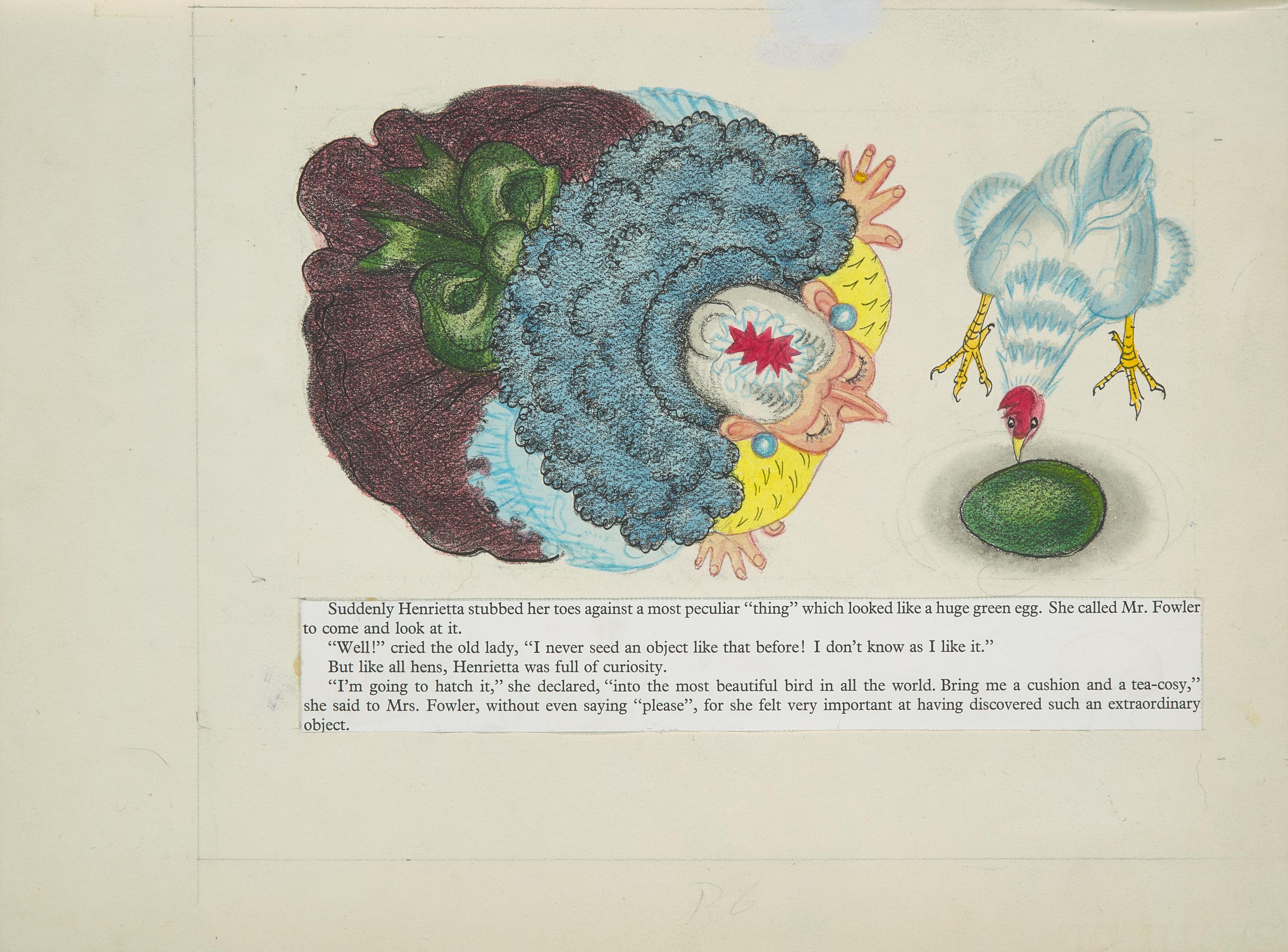 Hale, Kathleen. Original Maquette and Storyboards for "Henrietta's Magic Egg"