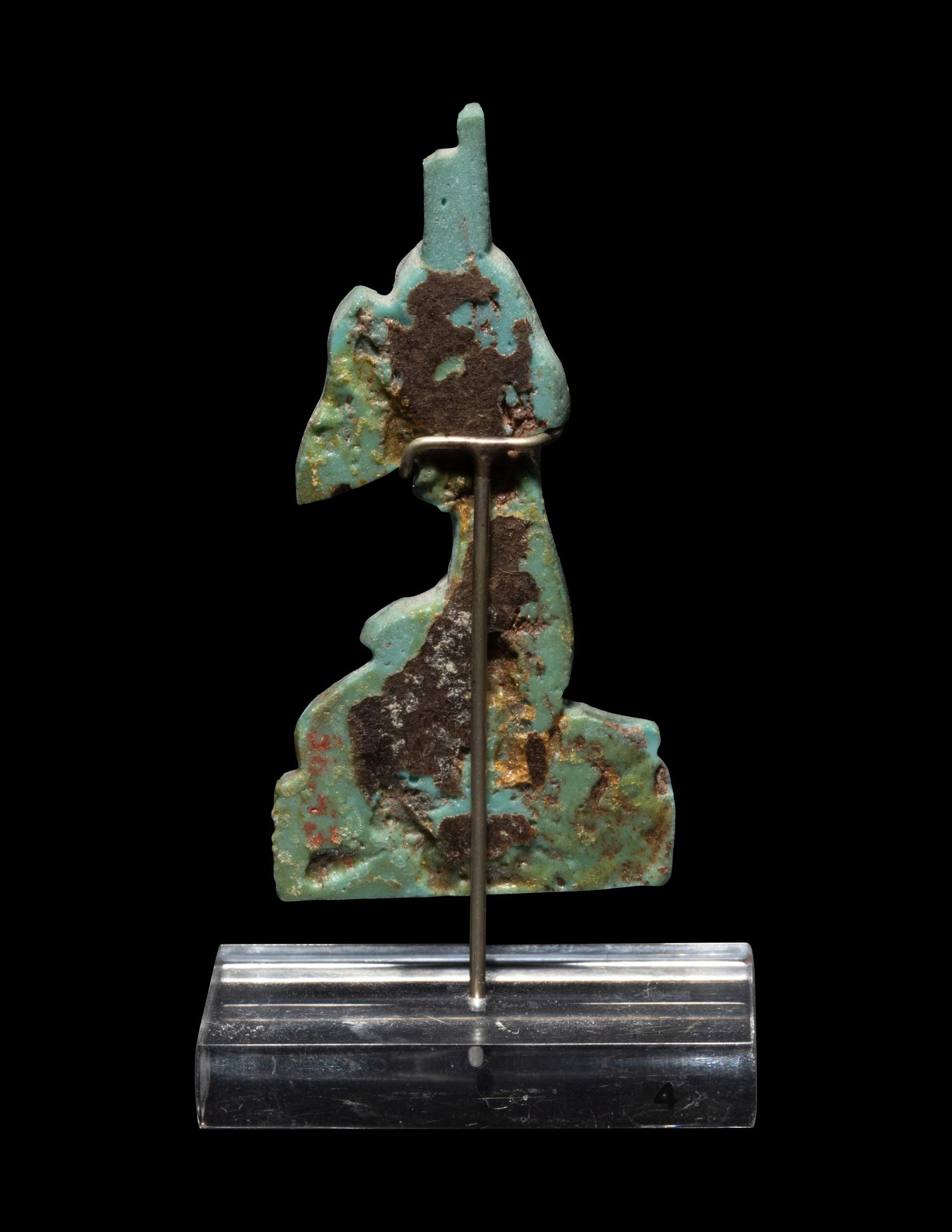 An Egyptian Faience Amulet of Nefertum